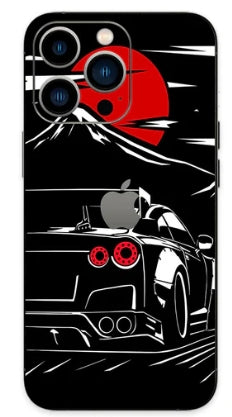 car illustration phone skin