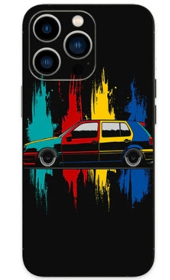 car illustration phone skin