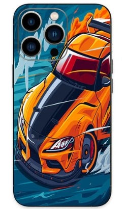 car illustration 3D Phone Skin