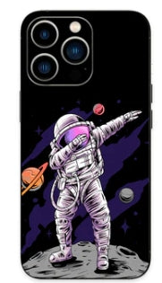 astronaut dabbing moon space phone skin aesthetic